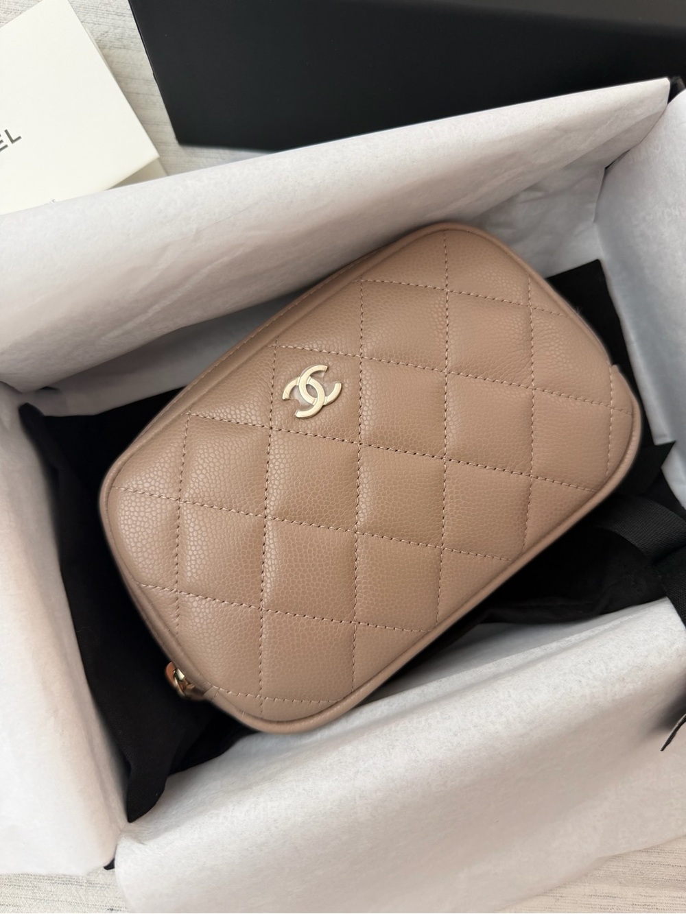 CHANEL Small Curvy Cosmetic Pouch
